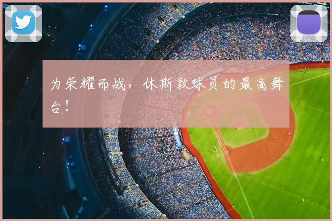 为荣耀而战，休斯敦球员的最高舞台！